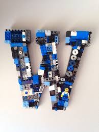 Custom Toy Brick Letter W Made To Order Wall Letter Lego Letters Lego Wall Custom Toys