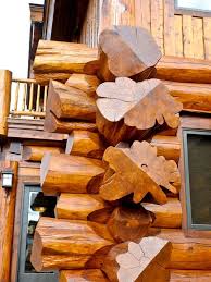Log Corner Detail Mountain Log Homes Co Large Diameter Western Red Cedar Logs From Pioneer Log Homes Log Home Designs Log Homes Home Building Design