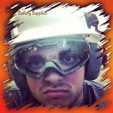 Msa V Guard Full Brim Hard Hat Ear Muffs And Impact Goggles Head Hearing And Eye Protection All In One Earmuffs Hard Hats Brim