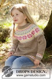 Sorry this didn't get posted yesterday, there was a problem with the scheduled post! Prairie Fairy Jumper Drops Children 27 8 Free Knitting Patterns By Drops Design