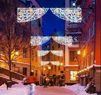 Customized Waterproof Holiday Decorative LED Cross-Street Motif Lights for  a Variety of Holidays