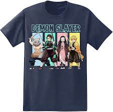 Find the new release demon slayer clothing in june 2021. Amazon Com Demon Slayer Mens Anime T Shirt Kimetsu No Yaiba Shirt Tanjiro Kamado Tee Clothing