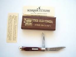 Full description the old timer woodworking knife 24ot is an affordable slipjoint pocket knife with a polymer handle. 1987 Compliments Of Schrade 720t Dog Leg Usa Old Timer Jack Knife Ebay