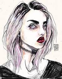 Frances bean cobain gets the portrait of dolly parton tattooed on her left shoulder blade. Frances Bean Cobain Frensis Bin Kobejn On We Heart It