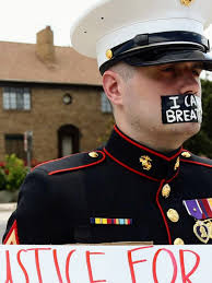 Exclusive: Utah Marine veteran explains why he chose to wear 'I can't  breathe' mask