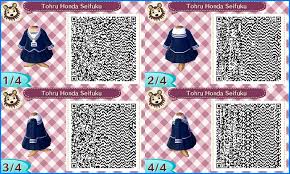 So you need to collect diy recipes and the crafting materials you need to make each fruit item. Fruits Basket Uniform Qr Code Qr Codes Animal Crossing Animal Crossing Qr Qr Codes Animals