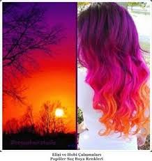 Populer Sac Boya Renkleri Sac Sacboyama Sacboyamarenkleri Sacboyamamodelleri Sacmodeller Cada Vez Maohyd In 2020 Sunset Hair Color Sunset Hair Hair Color Crazy