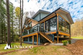 There's no mistaking the artistry of a finely crafted post and beam home. Lakeside Cottage By Linwood Homes Lake House Plans Lakeside Cottage Linwood Homes