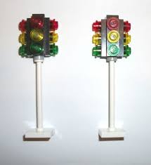 Lego City Town Traffic Lights 4 Moc 10184 10243 10232 10182 60097 4207 8404 7744 Lego Lighting Lego Lego Design