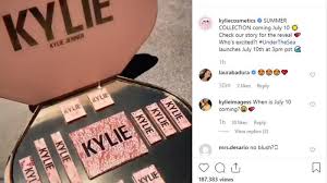 Cruelty free, gluten free & paraben free! Kylie Jenner Erster Blick Auf Sommerkollektion