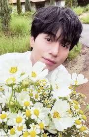 Taking a photo with coworker during break time