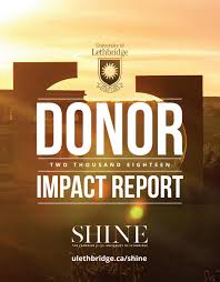 For a letter, use the address 925 2a ave n, lethbridge, alberta t1h 5w1, lethbridge. Donor Impact Report 2018 By University Of Lethbridge Issuu