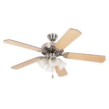 Shop ceiling fans and ceiling fan parts and accessories at menards, available in a variety of styles to complement your home décor. Yosemite Home Decor Westfield 52 In Bright Brushed Nickel Ceiling Fan With 4 Light Westfield Bbn 4 The Home Depot