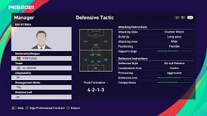 O vitória também conta com uma participação na série a do campeonato brasileiro, em 1977, três na série b (1980, 1981 e 1985) e. Rui Vitoria In Pes 2021 Pes 2021 Myclub Guide