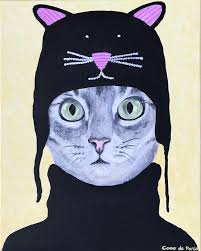 Cat Painting Cat Portrait Cat On Canvas Cat Lovers Cat Art Cat Artwork Kitty Art Kity Portrait Kitty Painting Kitty Art D Cat Artwork Cat Portraits Cat Art