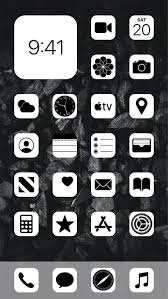 Aesthetic app icons are hugely popular these days thanks to their ability to completely change the look and feel black aesthetic snapchat logo black and white instagram app icon youtube logo black app app logo instagram logo snapchat icon. Aesthetic White Ios 14 App Icons Pack 108 Icons 1 Colors Etsy In 2021 App Icon Iphone Photo App Black App