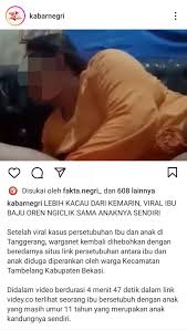 Setelah Tangerang, Viral Ibu di Bekasi Bersetubuh dengan Anak Kandung -  Terkini