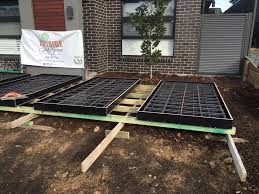 Floating concrete steps designs can also include stamped, stained, or stenciled concrete. Floating Concrete Entrance Outside Indulgence Pty Ltd Facebook