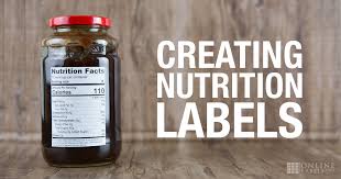 creating nutrition fact labels for your products