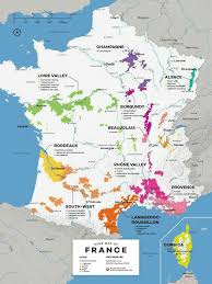 Wine Map Of France Wijn Drinken Eten En Wijn Wijn Proeven