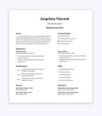 Resume templates and examples to download for free in word format ✅ +50 cv samples in word. Free Fitness Trainer Resume Website Template Smarteyeapps Com