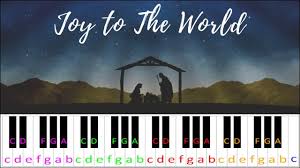 Joy To The World By Isaac Watts Piano Letter Notes