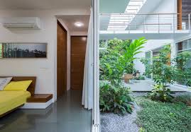Indian architectural firm lijo reny architects has designed the running wall residence. House With Courtyards Lijo Reny Architects The Architects Diary