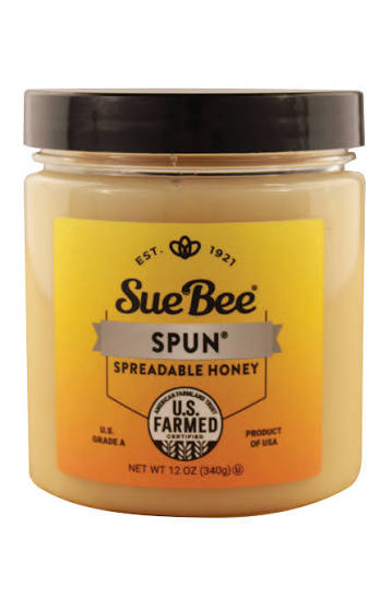 Sue Bee Spun USA Clover Honey, 12 Ounce Sue Bee Pure Premium Clover Ho –  Sue Bee Honey