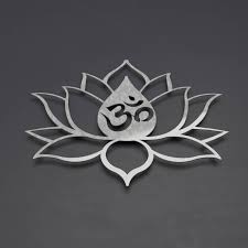 Black And Silver Metal Wall Decor Om Lotus Flower Metal Wall Art Om Wall Decor Om Wall Art Etsy Etsy Wall Art Silver Wall Art 3d Metal Wall Art