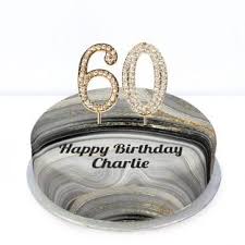 Best 60th birthday cake with name generator. Bakerdays Personalised 60th Birthday Cakes Number Cakes Bakerdays