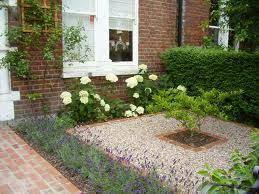 There is nothing worse than seeing the edges of some awful material poking up through the gravel in your garden. Formal Aromatics And Gravel Small Front Gardens Gravel Front Garden Ideas Victorian Front Garden