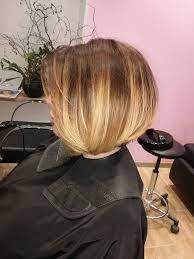 La recette pour un carré plongeant long pas trop strict et premier degré (ce qui peut aussi avoir son charme) : Coloration Tie And Dye Sur Carre Le Salon De Manon Facebook