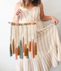 I Feel It All Multicolor Macrame Wall Hanging Macrame Wall Art Macrame Wall Art Macrame Design Macrame Wall Hanging Patterns