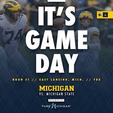 We have michigan state football 's 2020 schedule with dates, game time, game channel and more — and here's a link to the entire big ten football schedule this season. Michigan Football Wake Up It S Game Day Let S Bring Paul Back Home Goblue Beatstate Facebook