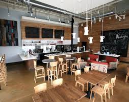 Thatcher S Coffee Shop Showcases Modern Recycled Design Coffee Shop Interior Design Coffee Shop Decor Coffee Shop Design