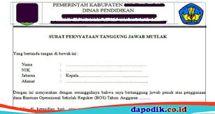 Feb 28, 2013 · kemudian kepala sekolah tak mengizinkan dia ikut dengan saya saat kami pindah ke jakarta. Format Surat Pertanggung Jawaban Mutlak Sptjm Kepala Sekolah Sptjm Dana Bos Reguler Dapodik Co Id