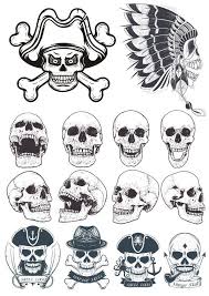 Skull Vectors Collection Free Vector Cdr Download 3axis Co Vector Art Arrow Tattoo Design Skull