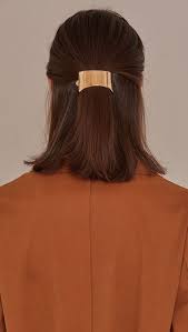 Barrette barrette banana hair clip. How To Style A Barrette Fashionista