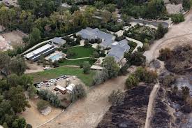 Celebrity houses and real estate. Photos Show How Kim Kardashian And Kanye West S Hidden Hills Home Was Saved By Private Firefighters Mirror Online