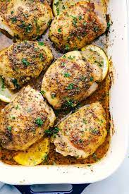 35 Flavorful Chicken Thighs Recipes For Easy Dinners Recipe Chicken Thigh Recipes Baked Baked Chicken Thighs Chicken Thigh Recipes