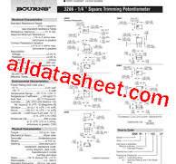 3266 Datasheet(PDF) - Bourns Electronic Solutions