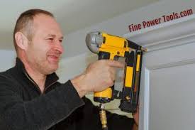 Use a nail set to recess the nails slightly into the molding, so that the heads are inset. Best Nailer For Crown Molding What Size Nails Nail Gun