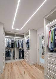 Lines Of Light Flush With The Surface Of Ceiling Wardrobe Door Designs Bathroom Design Decor Small House Design