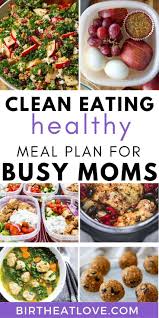 One Week Meal Plan Easy Clean Eating Breakfast Ideas Healthy Clean Eating Clean Eating Lunch Clean Eating Breakfast