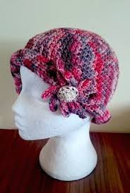 Find the free fashionable flapper crochet hat pattern here Charlotte Flapper Cloche Hat Free Pattern At Xena Knits