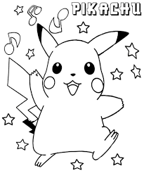 Children love to know how and why things wor. Easy Printable Coloring Book Drawing Pikachu Pikachu Coloring Page Star Coloring Pages Cartoon Coloring Pages