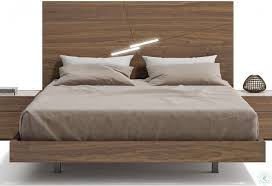 Faro Walnut Platform Bedroom Set Platform Bedroom Sets Platform Bedroom Modern Platform Bed