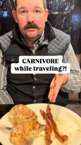 Carnivore while traveling? Cody is down 55lbs. Erika is down 26lbs.  #Carnivore #carnivorelife #MeatEater #ranchlife #EatBeef