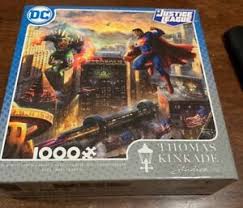 Check out our thomas kinkade selection for the very best in unique or custom, handmade pieces from our shops. New Superman Justice League Ceaco Thomas Kinkade 1000 Piece Jigsaw Puzzle Ebay