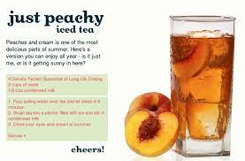 Just Peachy Iced Tea Iced Tea Recipes Tea Recipes Davids Tea
